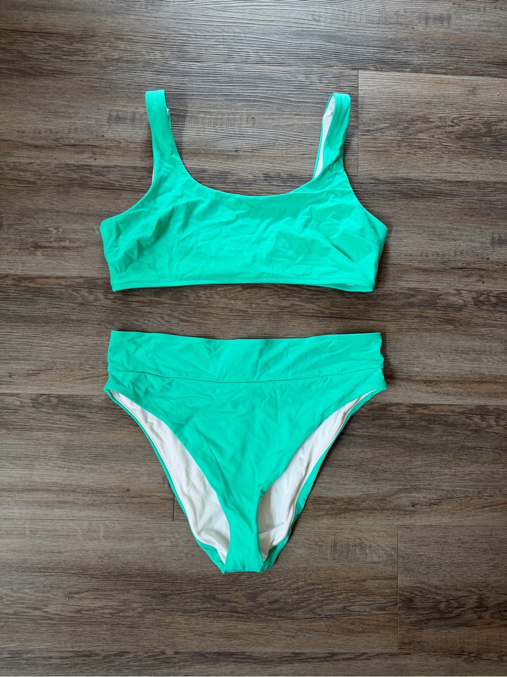 MeUndies Two Piece Teal Bikini Womens XL